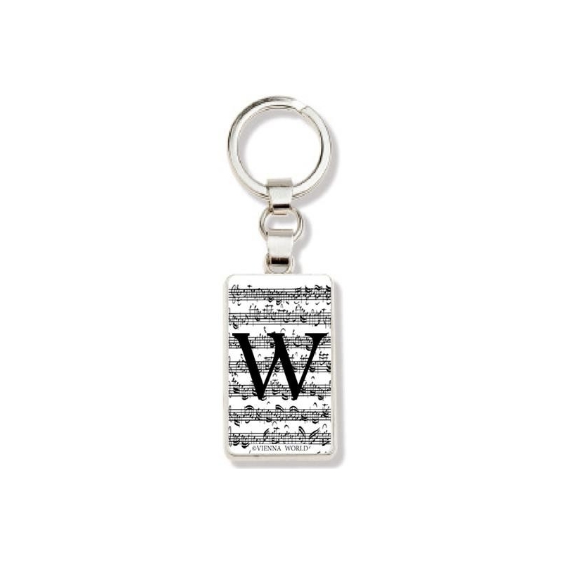 Letter Keyring - W