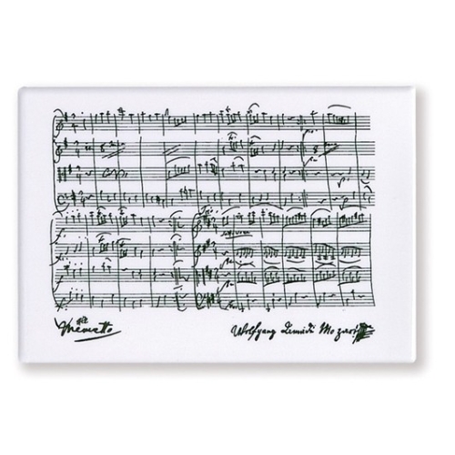 Magnet Mozart white