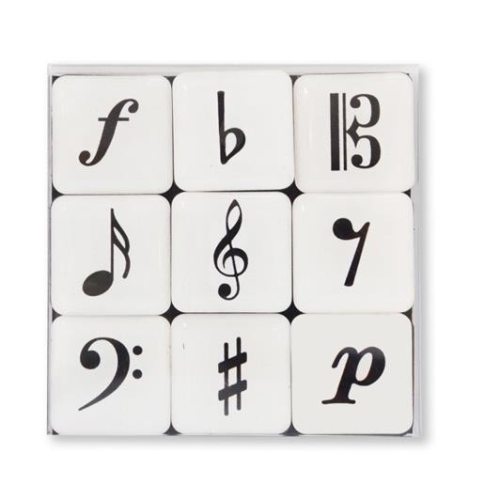 Minimagnet box Music symbols