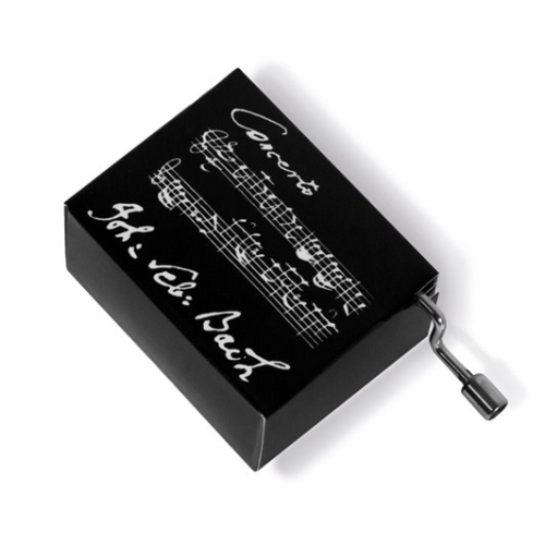 Music box Bach black