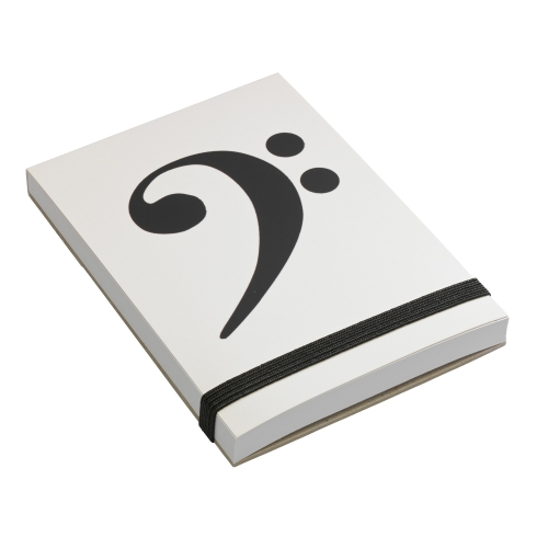 Notepad Bass-Clef A7