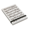 Notepad Sheet music white A7