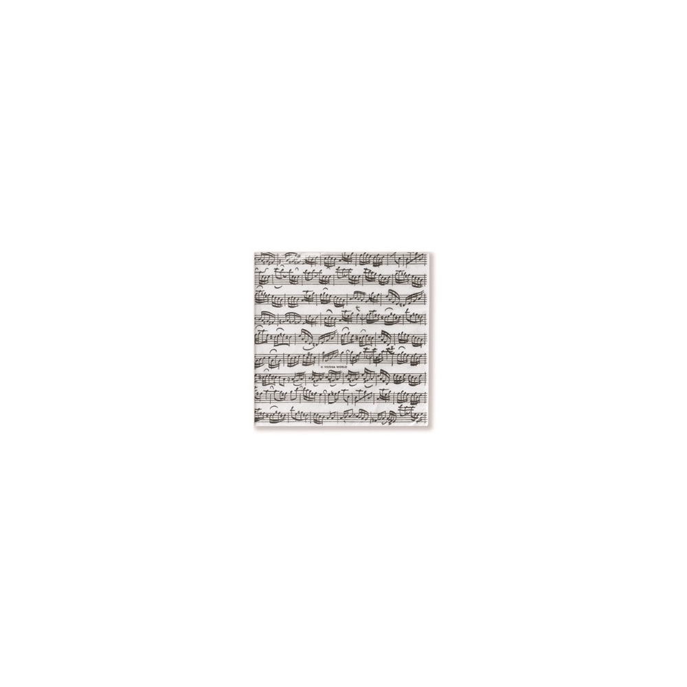 Paper napkins Sheet music 25x25cm
