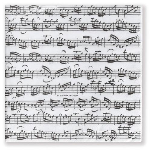 Paper napkins Sheet music...