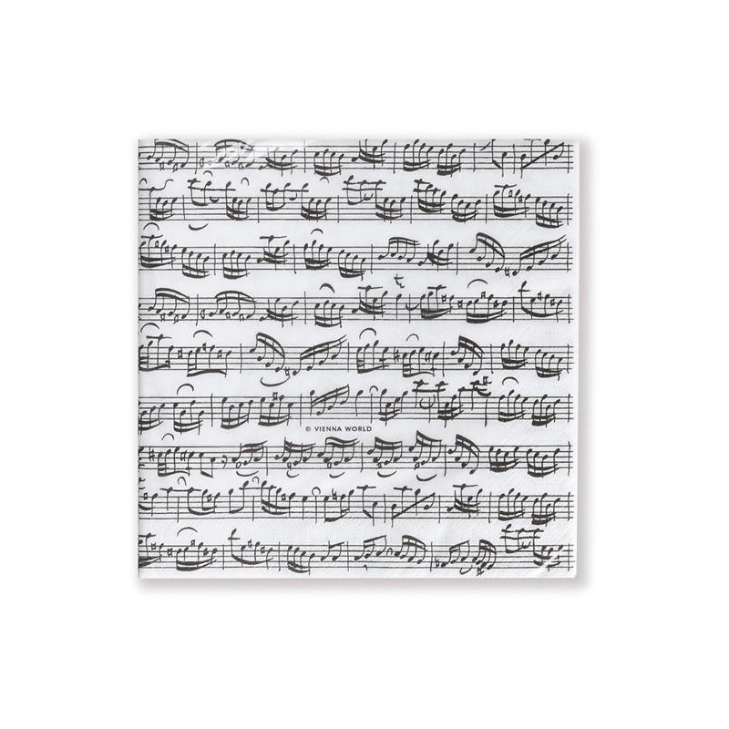 Paper napkins Sheet music 33x33cm