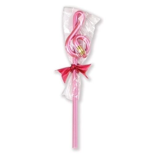 Pencil G-clef pink de luxe