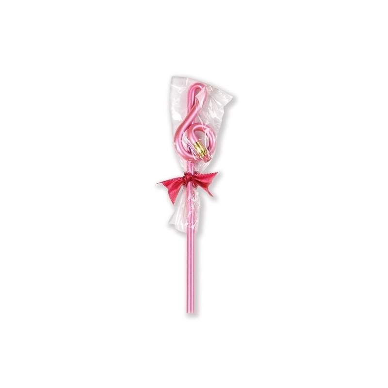 Pencil G-clef pink de luxe