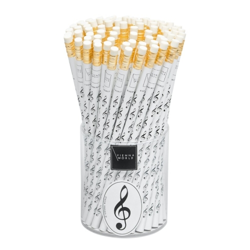 Pencil Treble Clef White (1 Pc)