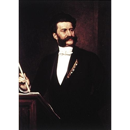 Postcard Johann Strauss