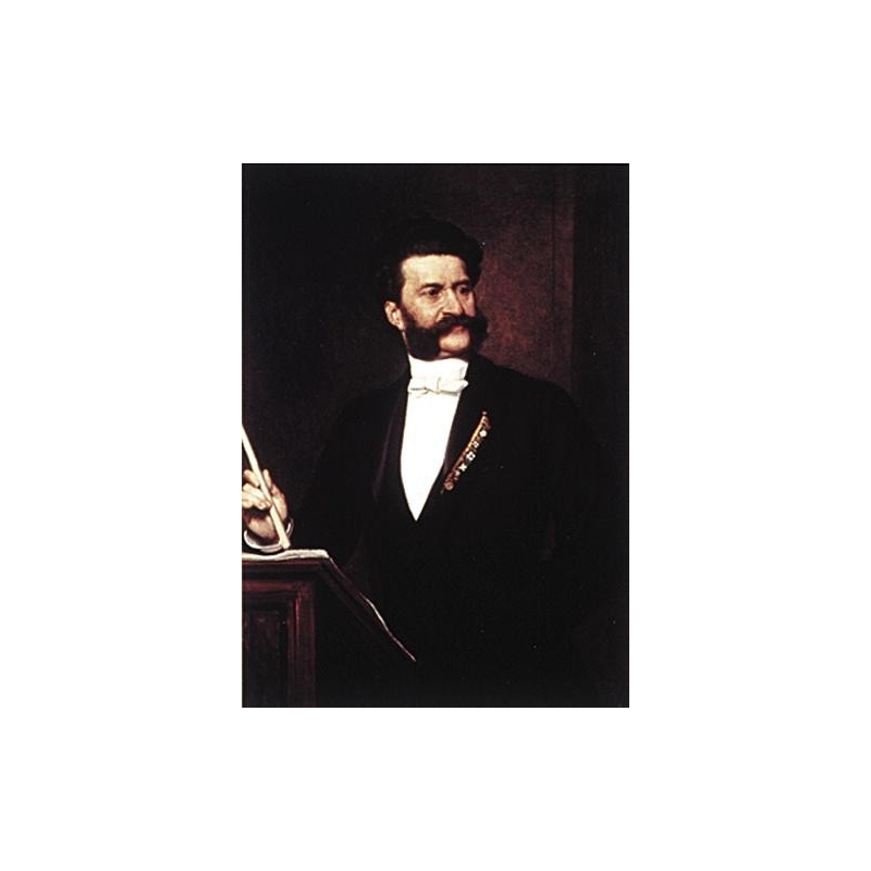 Postcard Johann Strauss