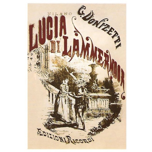 Postcard Lucia di Lammermoor