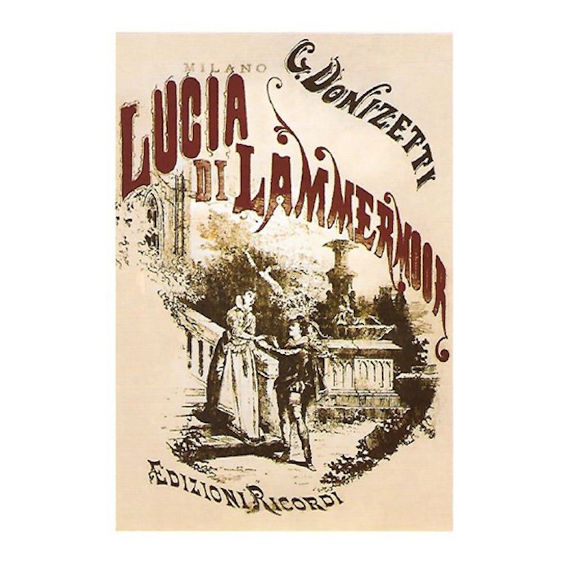 Postcard Lucia di Lammermoor