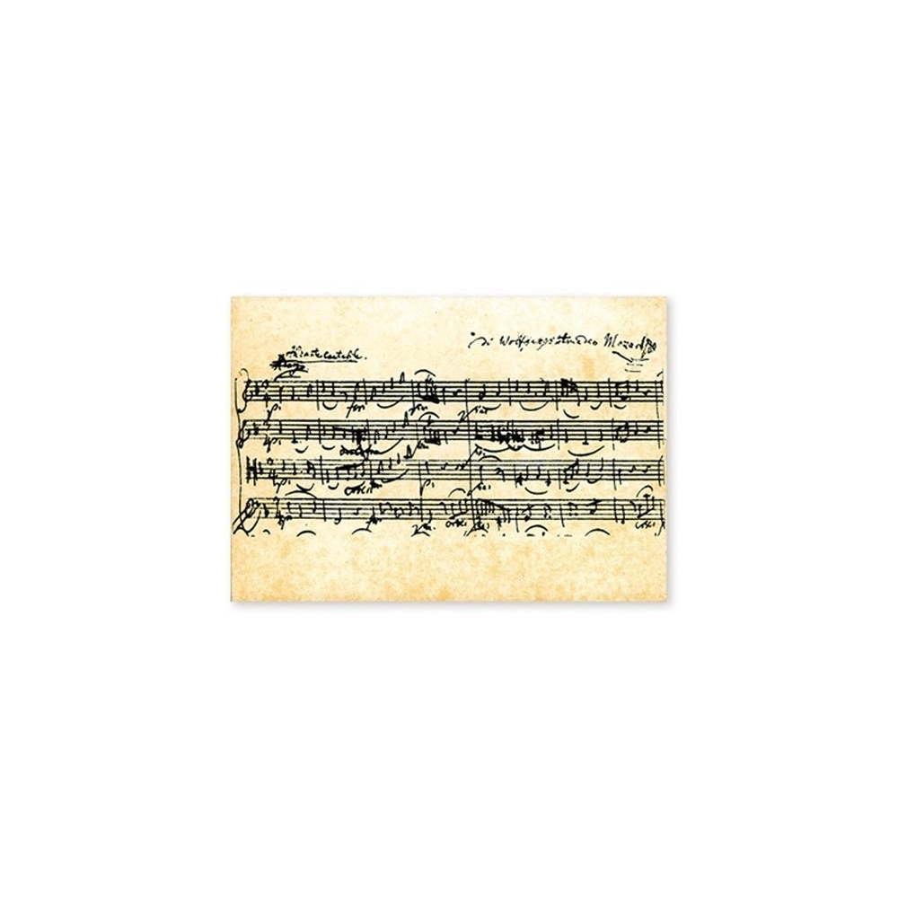 Postcard Mozart - Streichquartett (10 pcs)