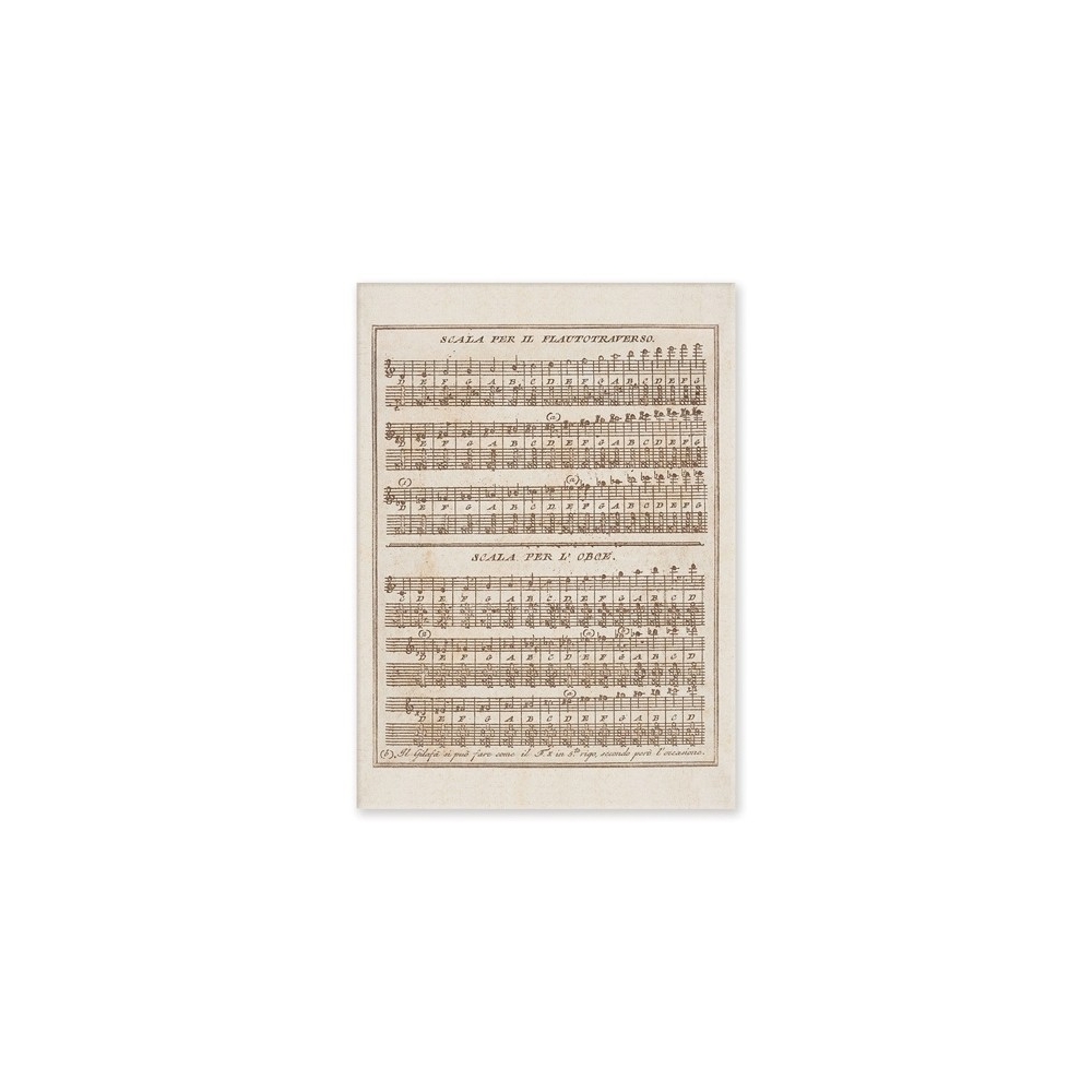 Postcard Scala Flautotraverso (10 pcs)