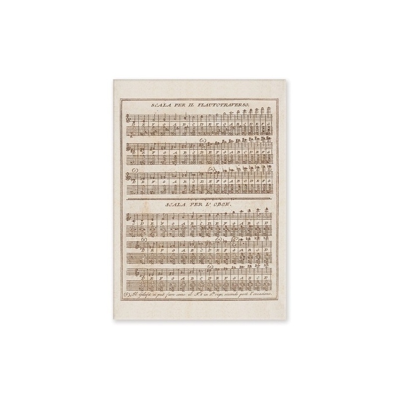 Postcard Scala Flautotraverso (10 pcs)