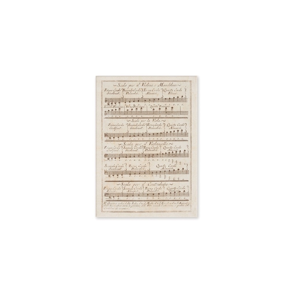 Postcard Scala Violino (10 pcs)
