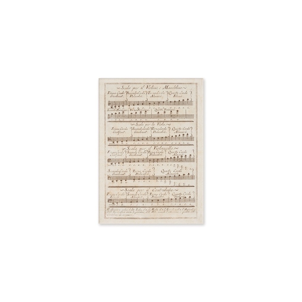 Postcard Scala Violino (10 pcs)