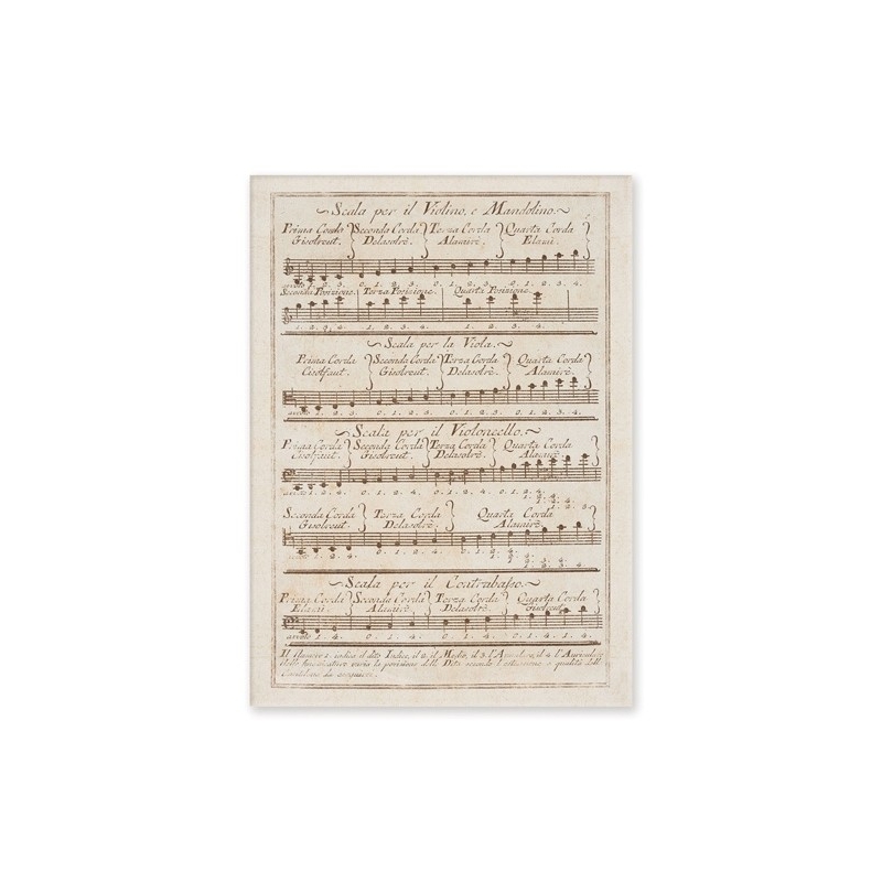 Postcard Scala Violino (10 pcs)