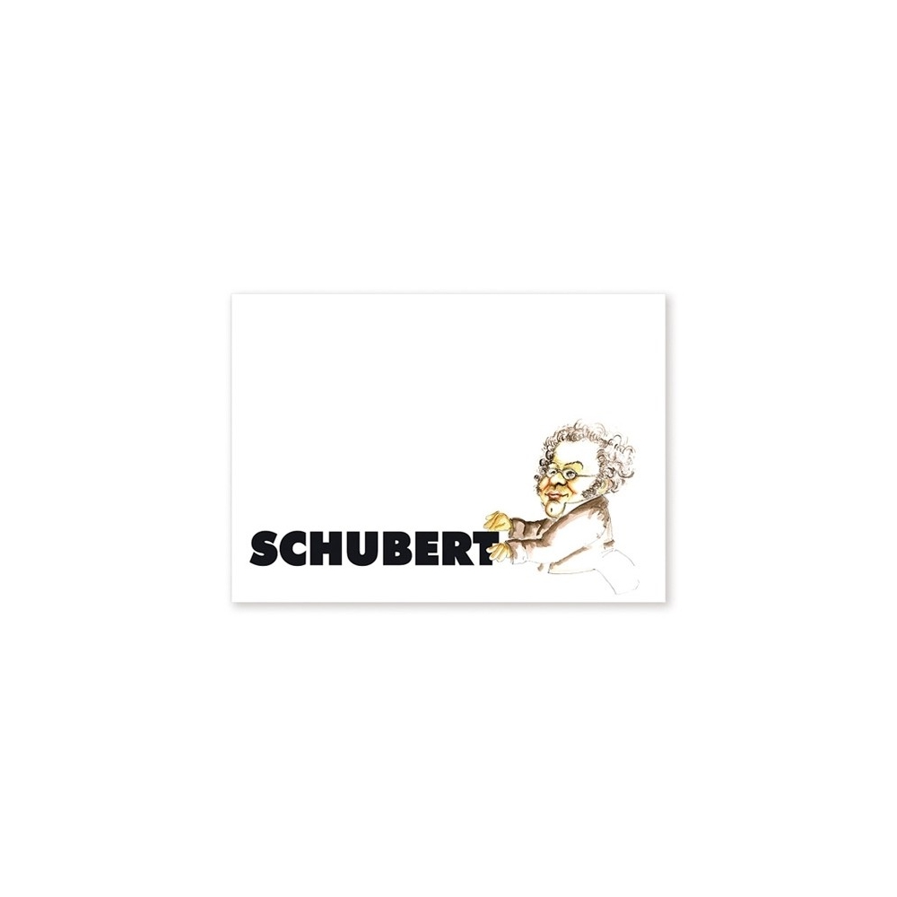 Postcard Schubert Caricature (10 pcs)