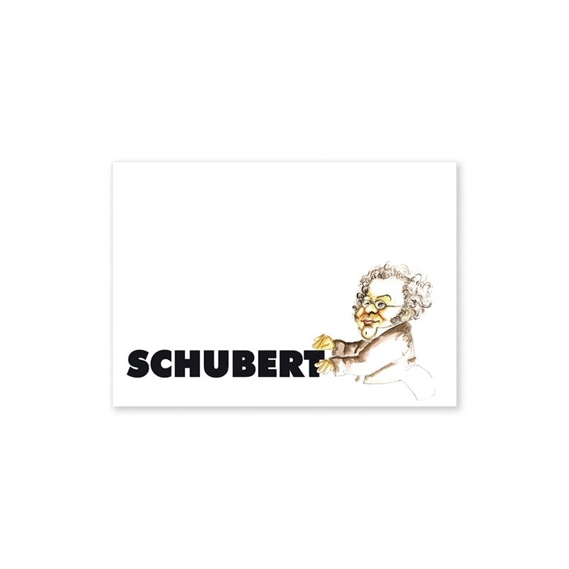 Postcard Schubert Caricature (10 pcs)