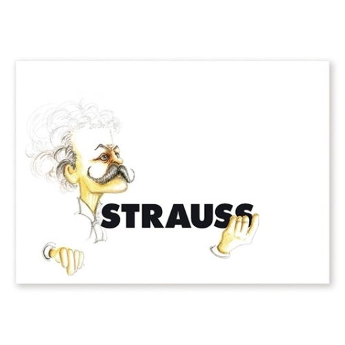 Postcard Strauss Caricature (10 pcs)