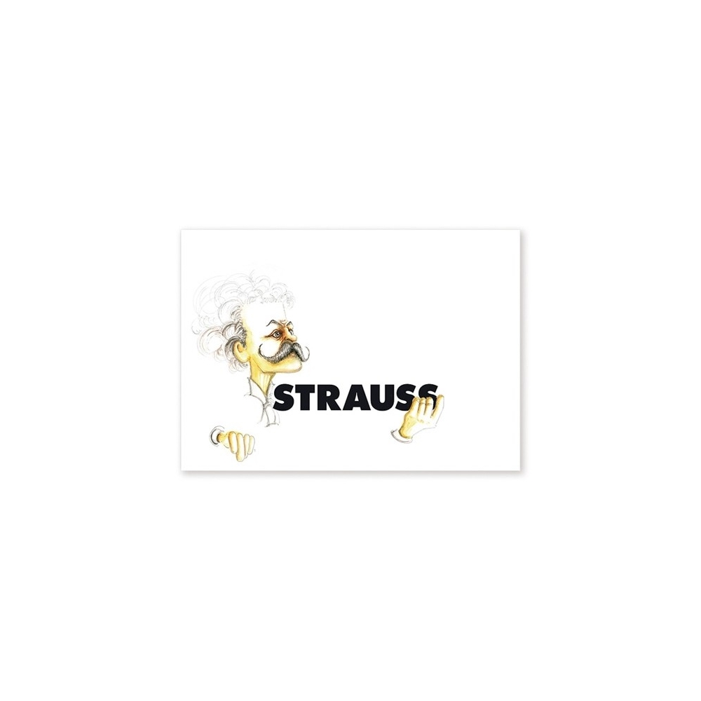 Postcard Strauss Caricature (10 pcs)