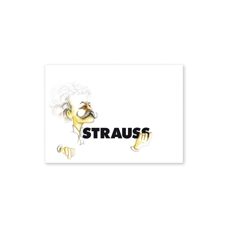 Postcard Strauss Caricature (10 pcs)