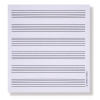 Sticky notepad Stave lines