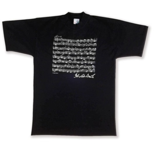 T-Shirt Bach black S