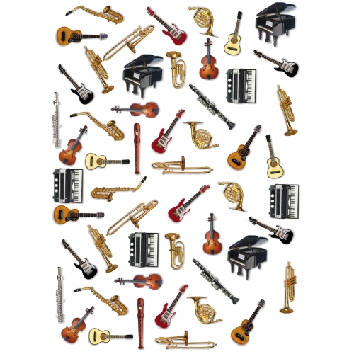 Wrapping Paper - Instruments