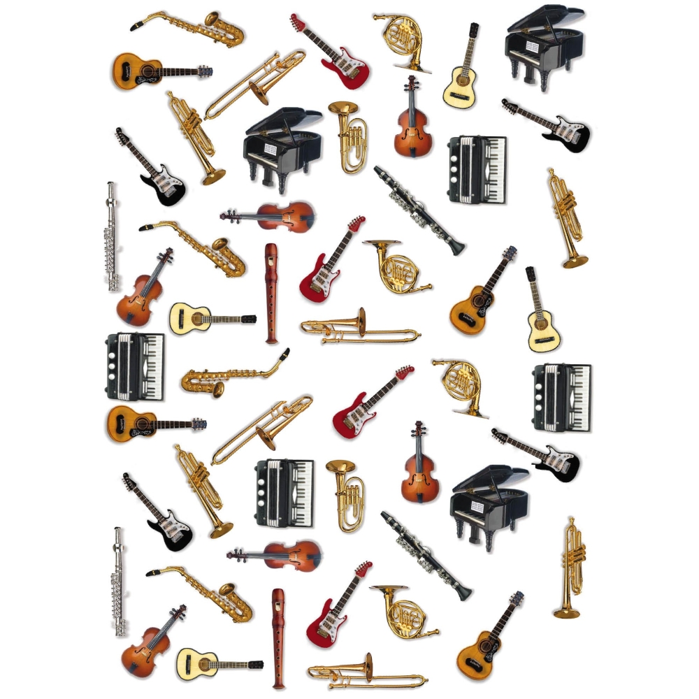 Wrapping Paper - Instruments