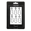 Paper clips Violin black (6 Pcs)