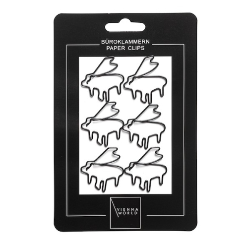 Paper clips Piano black (6...