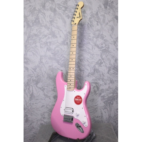 Squier Sonic Stratocaster HT H Flash Pink