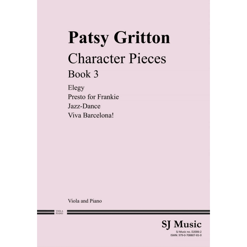 Gritton, Patsy - Character Pieces Book 3 (Viola)