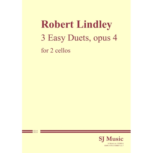 Lindley: Duets, opus 4 (two cellos)