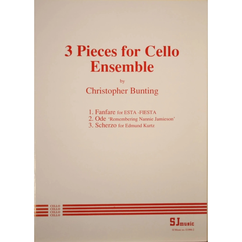 Bunting: Three pieces for cello ensemble