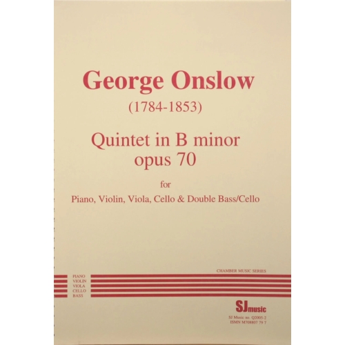 Onslow: Piano Quintet, opus 70