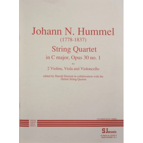 Hummel: Quartet in C, opus...