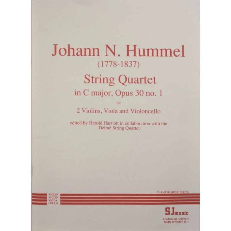 Hummel: Quartet in C, opus 30 no. 1