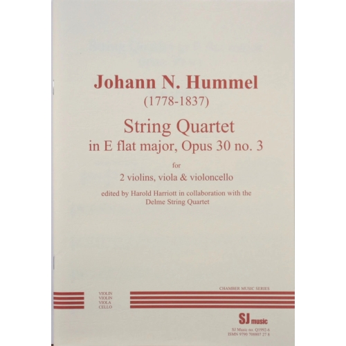 Hummel: Quartet in E flat,...