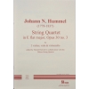 Hummel: Quartet in E flat, opus 30 no. 3