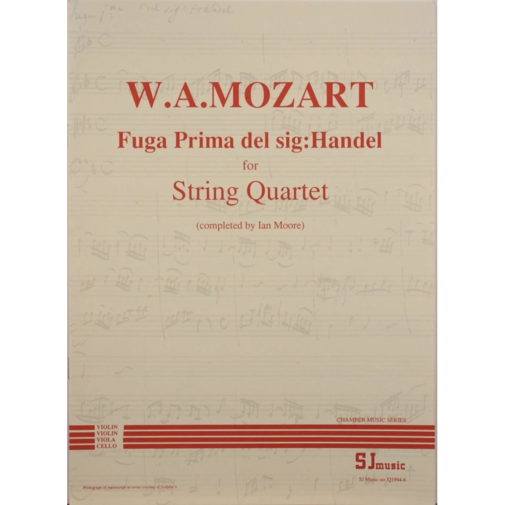 Mozart: arrangement of Handel fugue