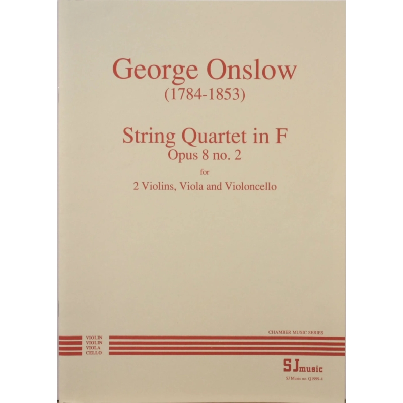 Onslow: Quartet in F, opus 8 no. 2