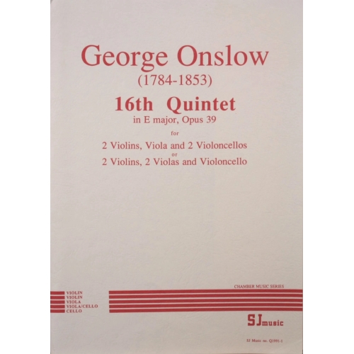 Onslow: Quintet in E, opus 39
