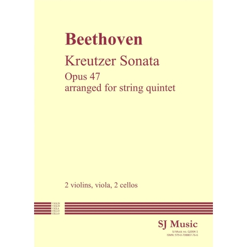 Beethoven: Kreutzer Sonata,...
