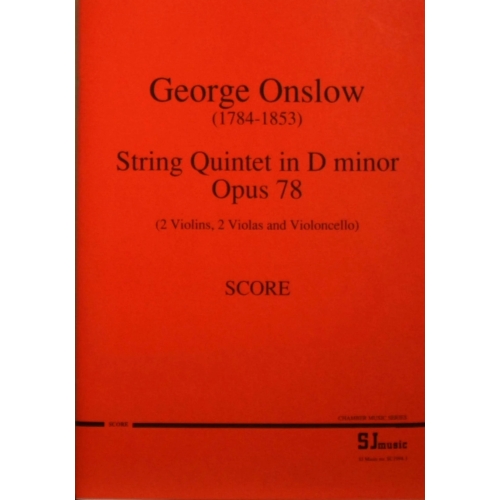 Onslow: Quintet, opus 78...