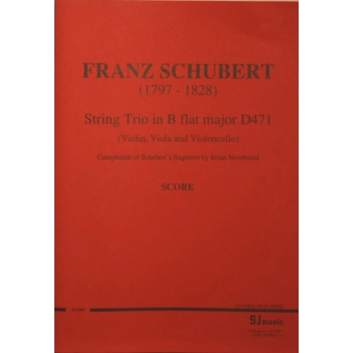 Schubert: String Trio, D471...