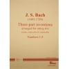 Bach, JS: Three part inventions, nos. 1-8