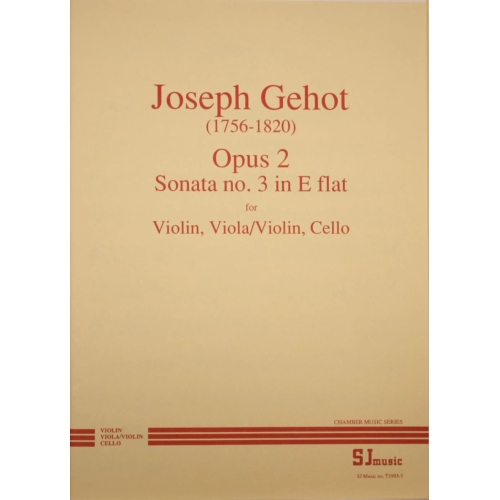 Gehot: Trio, opus 2 no. 3...